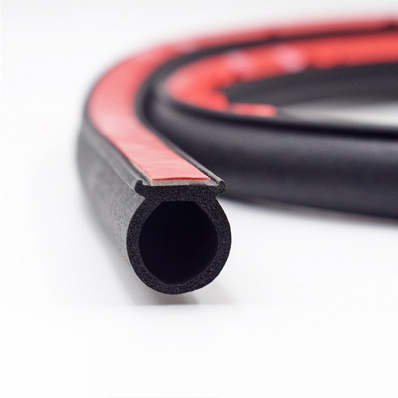 D Type Door Protector Strips Auto Door Weatherstrip Car Rubber Seal Auto Rubber Door Seals