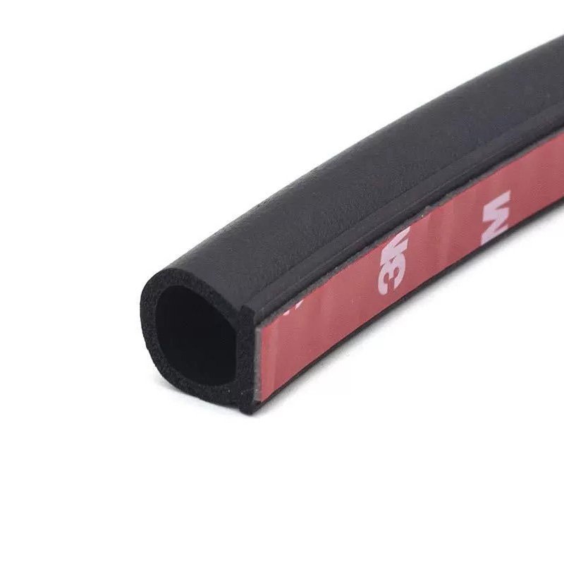 D Type Door Protector Strips Auto Door Weatherstrip Car Rubber Seal Auto Rubber Door Seals