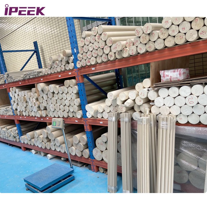 iPEEK 10 years Export Japan USA Length 1m 2m 3m Round Bar Sticks Virgin PEEK Rod 40mm 45mm 50mm