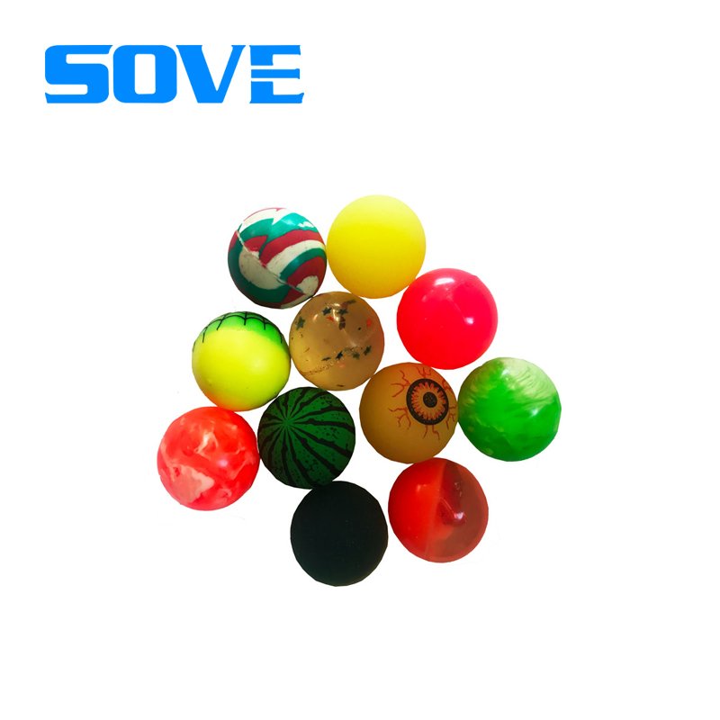 OEM Customized 2023 Newest Bungy Balls A variety of colorful rubber bouncy balls suitable for kids game prizes