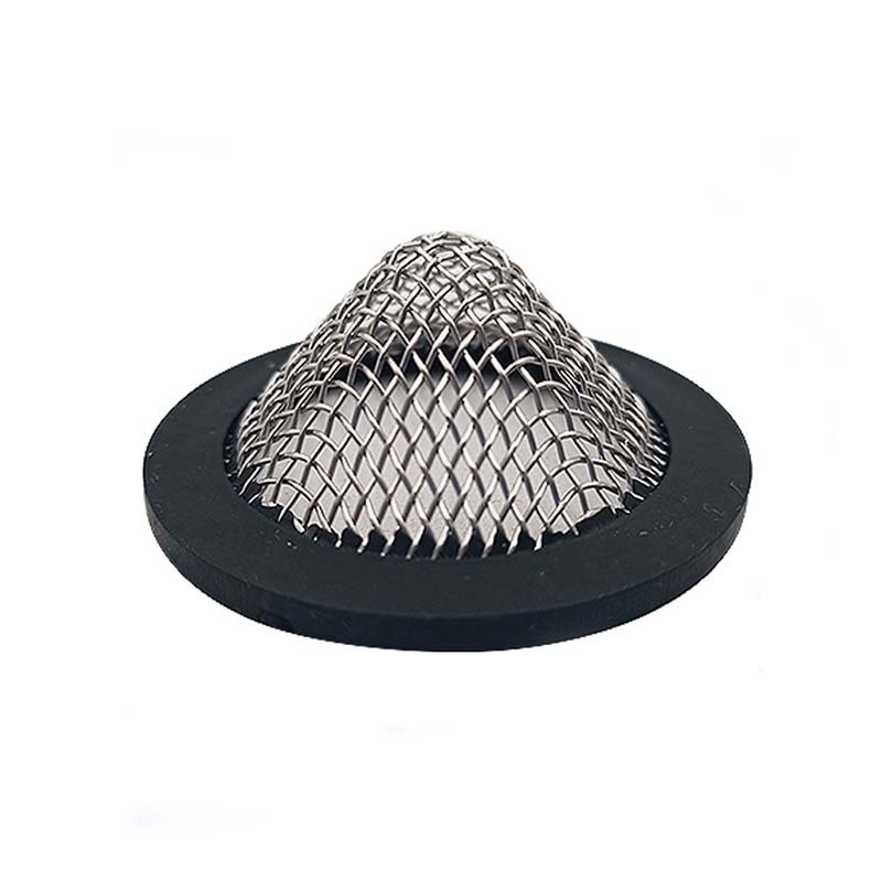 Rubber Mesh Gasket Stainless Steel Dome Mesh Faucet Filter Cap