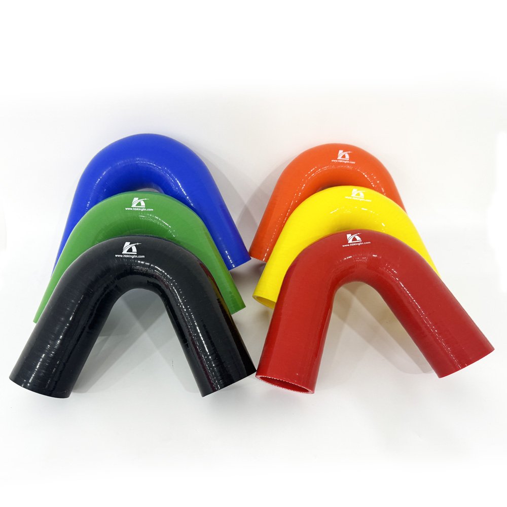 High Temperature Resistance Auto Reinforced Braided Blue Black 5/8 inch ID 1 Meter Length Straight Silicone Pipe Hose