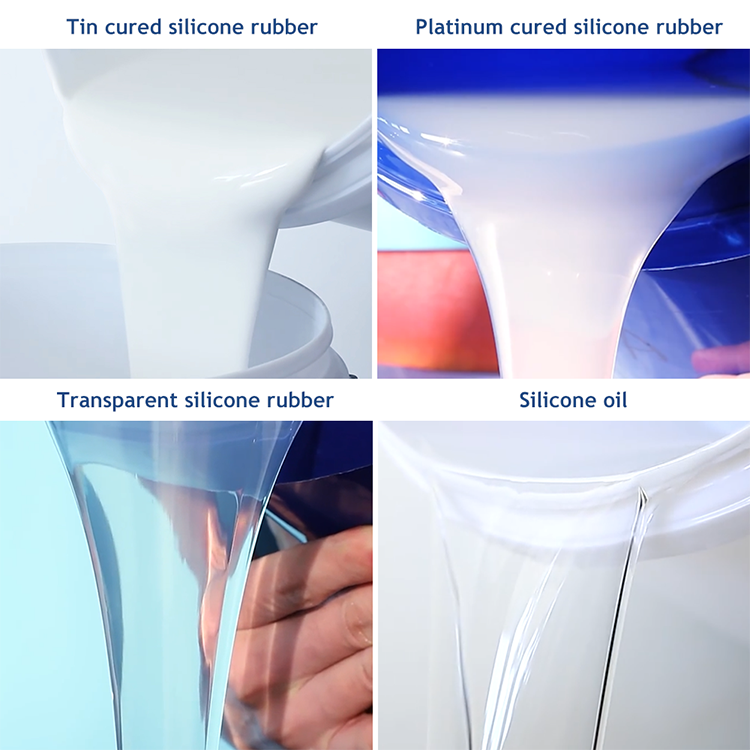 Price two part component silicone rubber rtv 2 liquid polyurethane molding rubber silikon