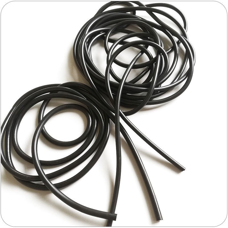 Nitrile EPDM black fluorinerubber solid round strip /oil-resistant O-type sealing strip / NBR material rubber rope