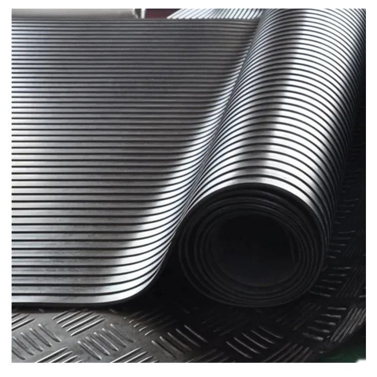 Eco Friendly Wide Ribbed Flooring Sheet Mat