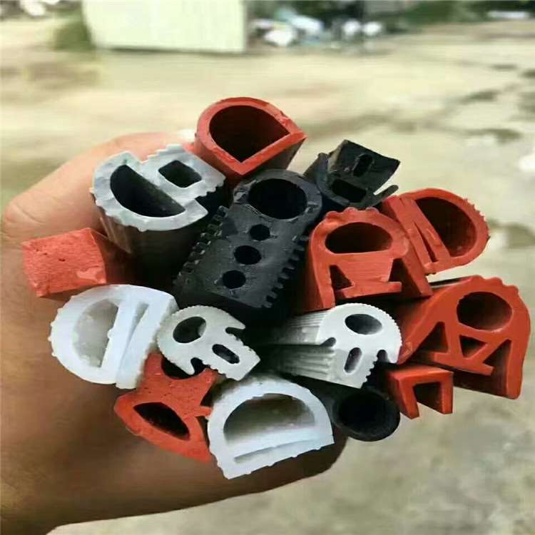 Heat resistant waterproof extruded all shaped rubber seal strips