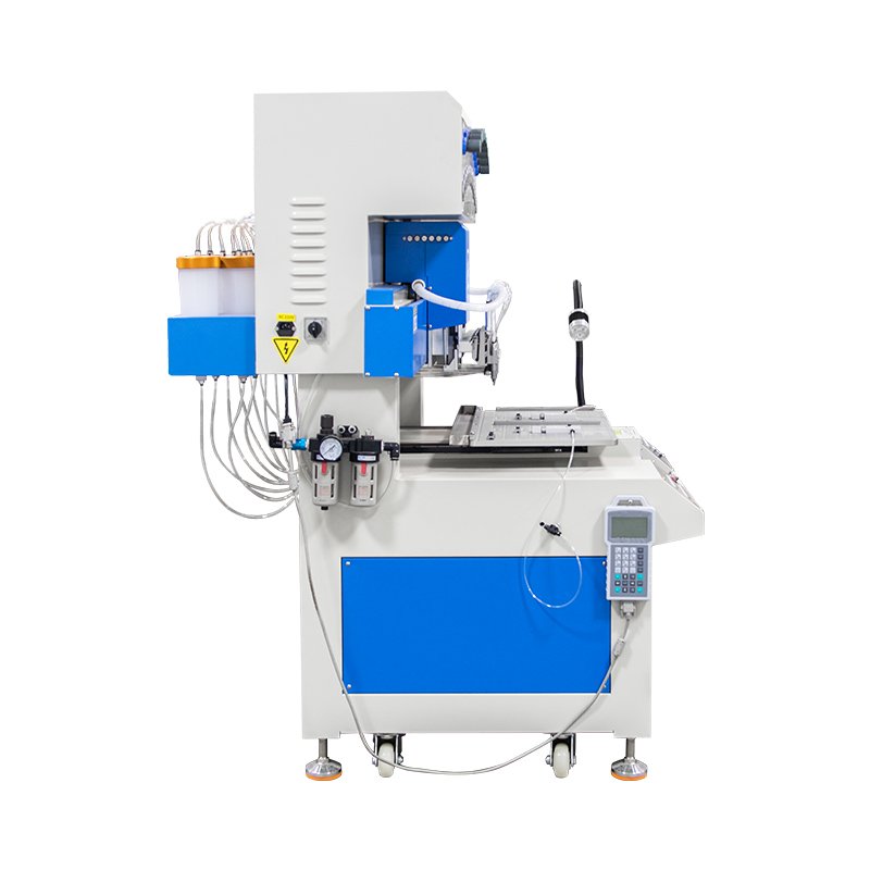 Automatic 12 Colors soft PVC Label Dispensing Machine Silicone Rubber Slipper Upper Production