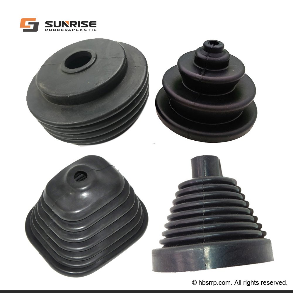 OEM ODM customized molded cars used SR NBR EPDM flexible Rubber bellows boot dustproof covers