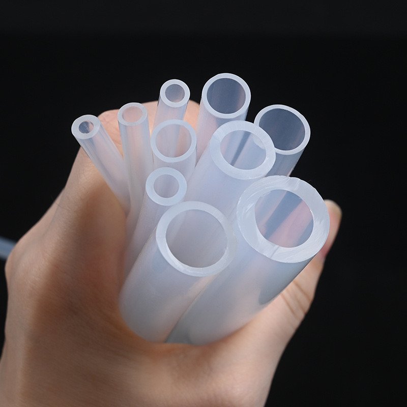 Silicone Tube Price Small Medical Use Clear Transparent 12mm 20mm 25mm 3 Inch Mm Elastic Flat Flexible Gray Grey Silicone Tube