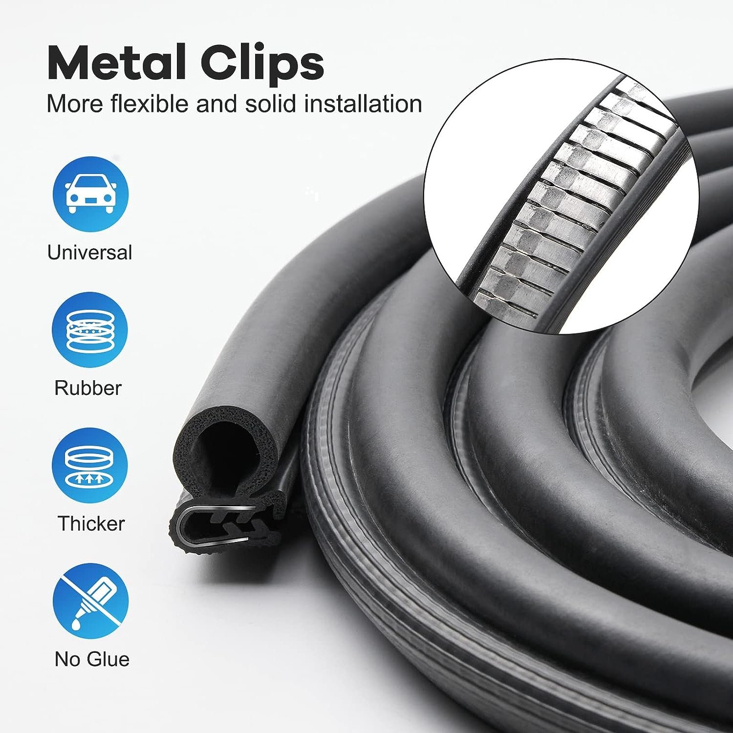 RUBEST Automotive Rubber Car Door Sealing Strip EPDM automotive rubber strip car door epdm foaming seal strips