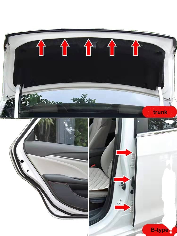 RUBEST Automotive Rubber Car Door Sealing Strip EPDM automotive rubber strip car door epdm foaming seal strips