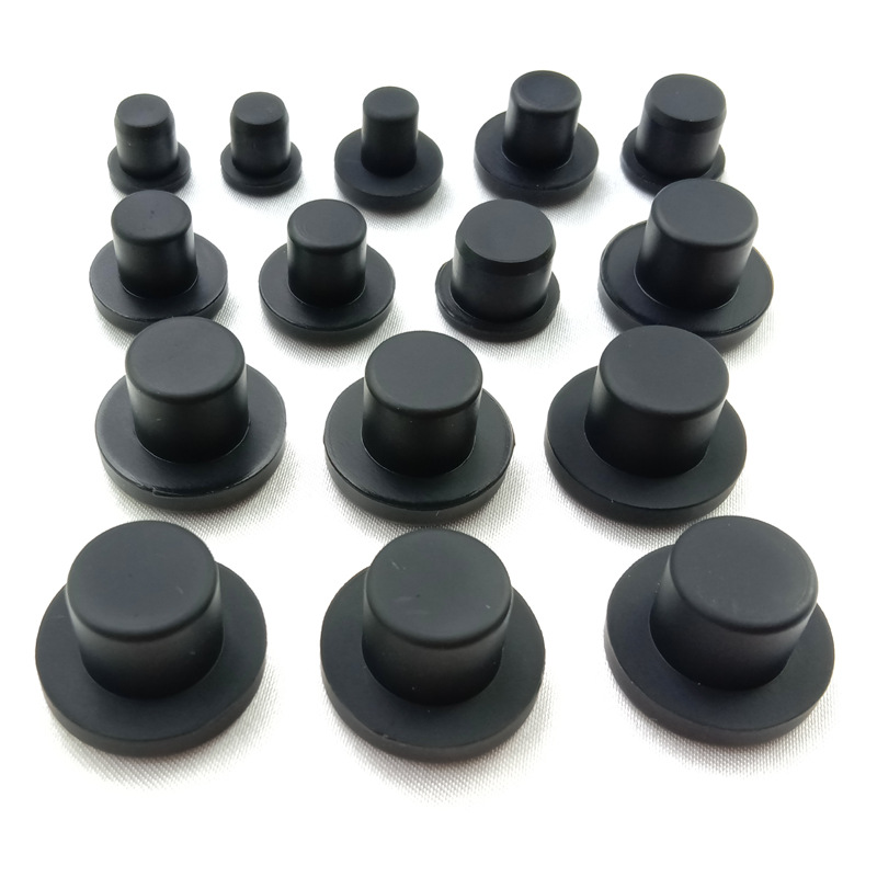 LongCheng Custom size silicone rubber Hole Plugs bottle caps Silicone Seal anti-dust plug/ Dust cover/Anti-dust stopper end cap