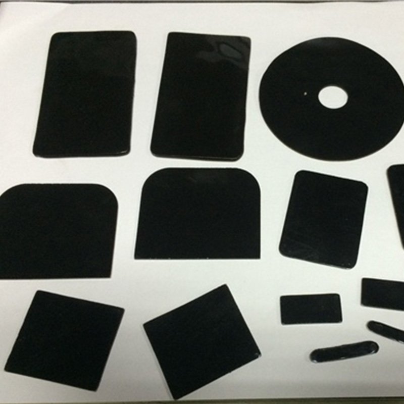 Die-Cut Antislip Sticker Reusable Self Adhesive Polyurethane Silicone Pad Adhesive Rubber Sheet 1mm
