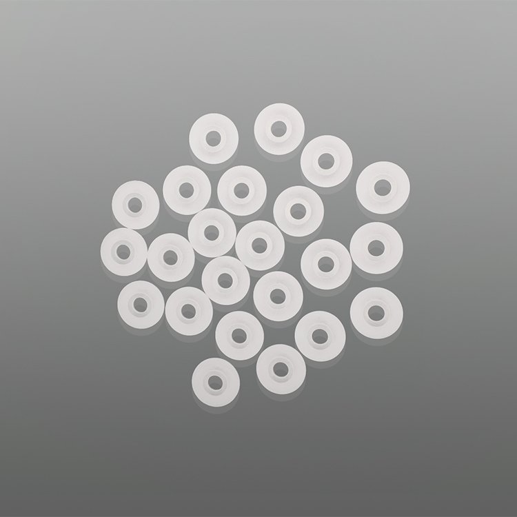 Heat Oil Resistant Flat PTFE Washer Processing Plastic Shim for Storage Cushioning Flat PTFE Washer