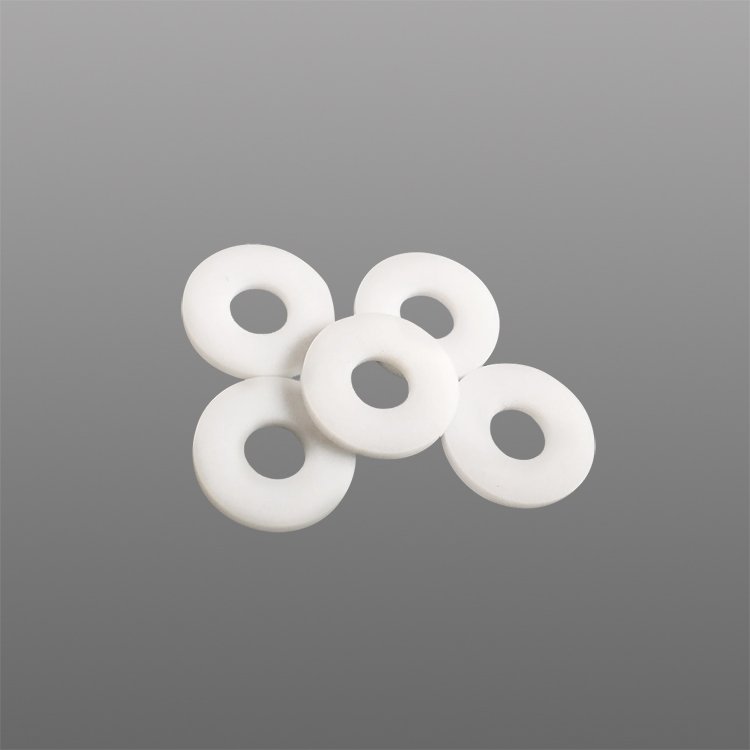 Heat Oil Resistant Flat PTFE Washer Processing Plastic Shim for Storage Cushioning Flat PTFE Washer