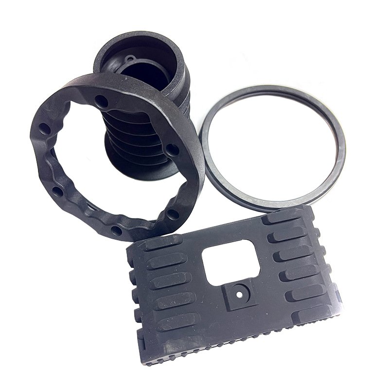 Customized Fkm Nbr Epdm molded silicone rubber products with special-shaped sealing accessories manufactured by the manufacturer