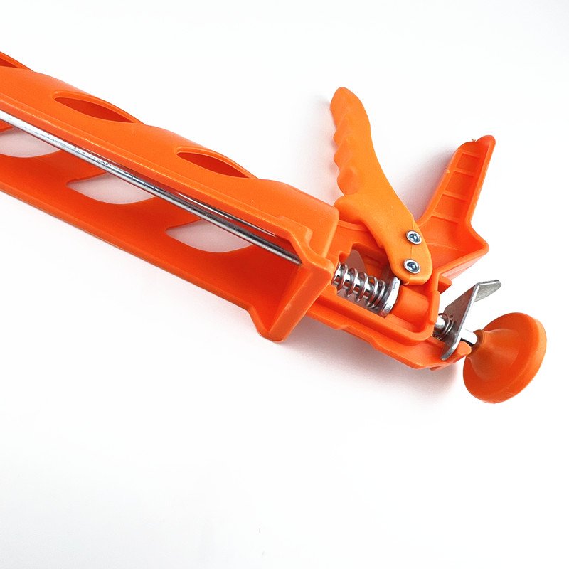 High Quality 9" Plastic Silicone Skeleton Epoxy Plastic Syringe Caulking Gun