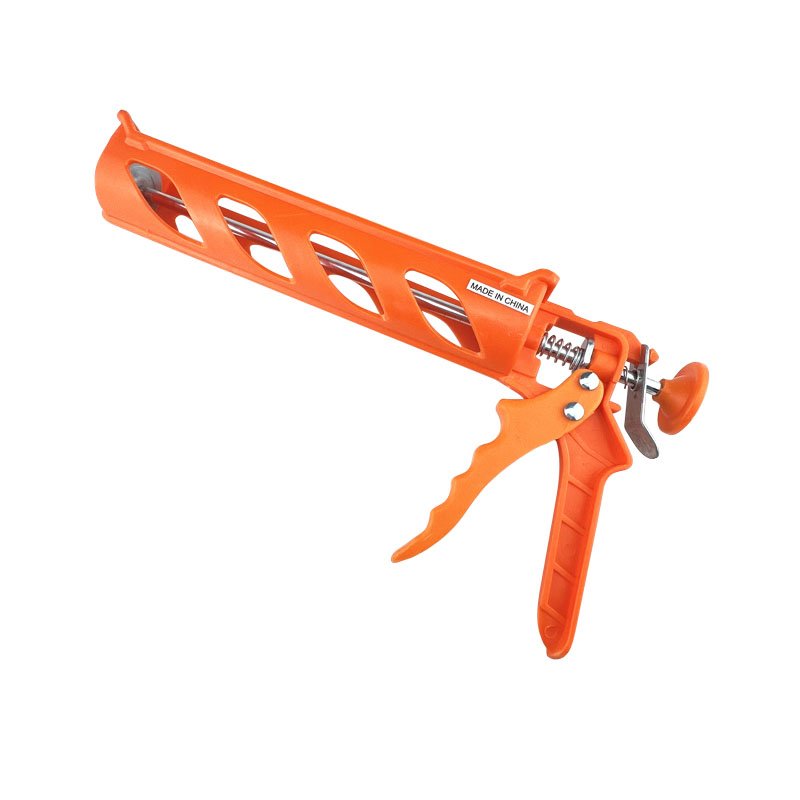 High Quality 9" Plastic Silicone Skeleton Epoxy Plastic Syringe Caulking Gun