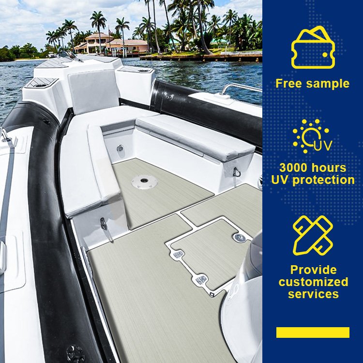 High Quality 2400*1200mm Marine EVA Foam Decking Outdoor Boating Sea Deck Boat Teak Flooring Engineered for Quality Use