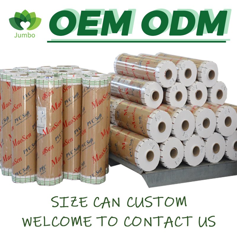 Recycle Industrial Transparent Plastic Sheet Strip Pvc Door Curtain Roll With Rod