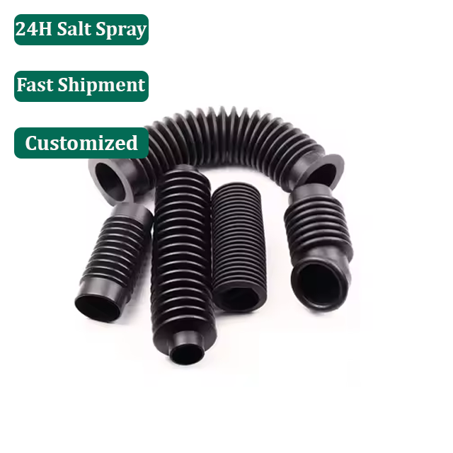 Customized Various Motorcycle Automotive Injection Moulding Waterproof Rubber Sleeve Flexible Dust Cover Bellows