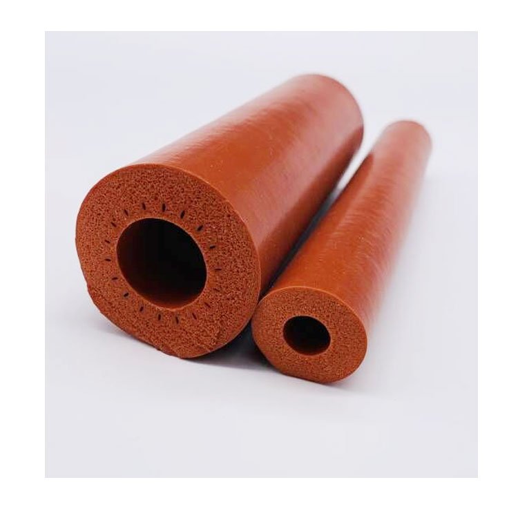 Customized Rubber and plastic silicone foam products Silicone Foam Sponge Tubes