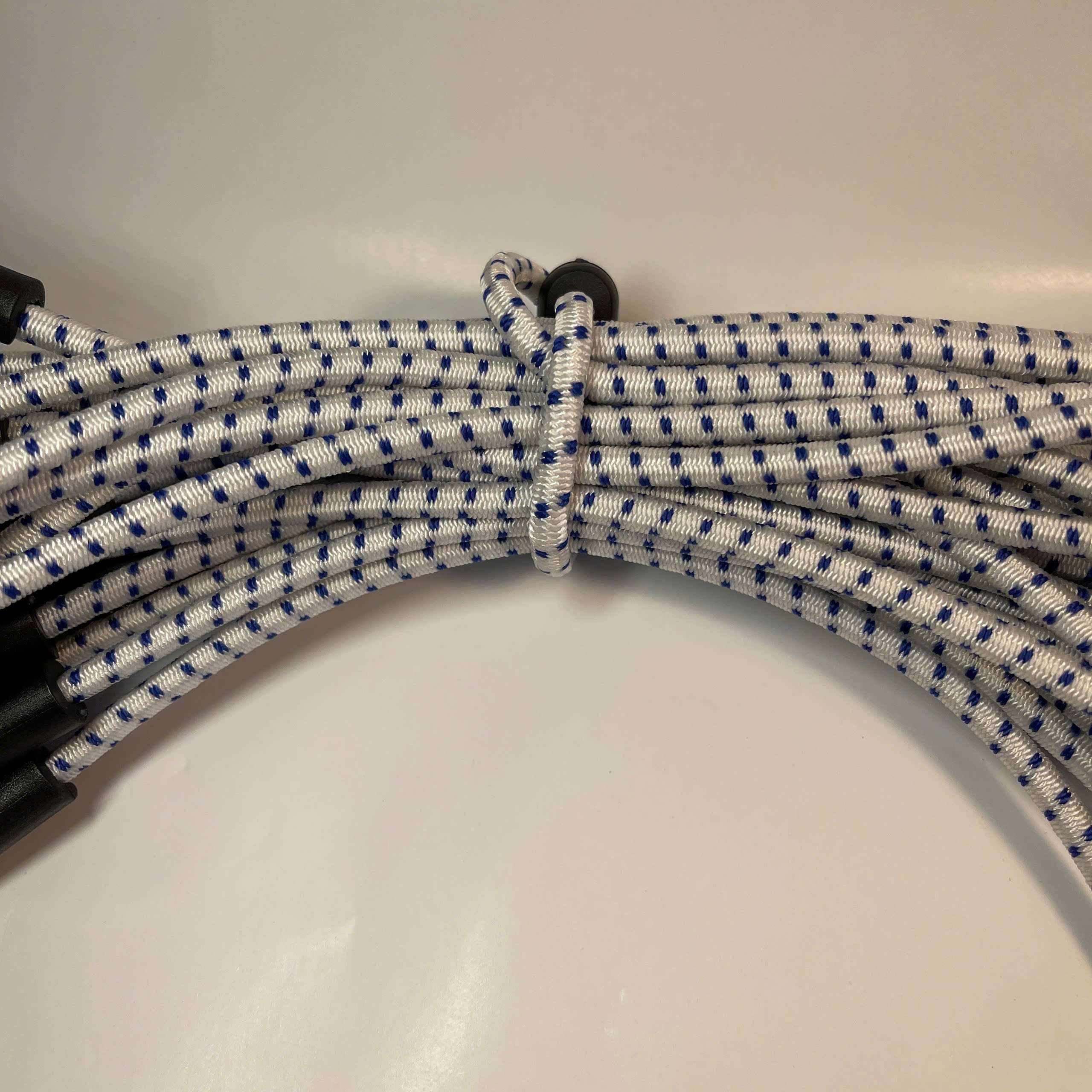 40-Pc. 12" Inch Elastic Bungee Tie Toggle Elasticated shock cords New