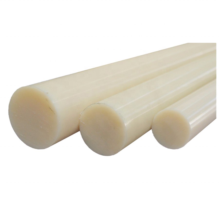High Precision round Bar Customized PA Nylon PA6 Rod Dia15mm to 100mm MC Moulded and Extruded Material