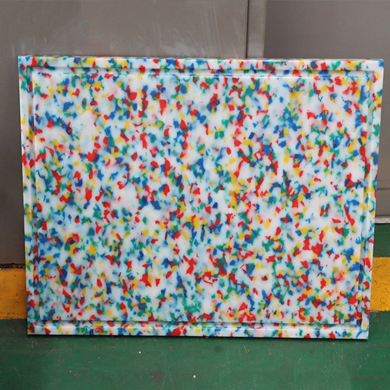 Mixed Color Plastic Boards Recycled Colorful HDPE Sheet HDPE Board Plastic Plate