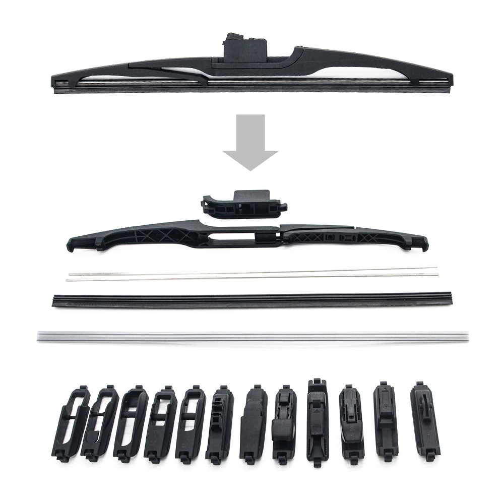 Most puplar rear silicone automotive civic toyota Metal rear wiper blade for suzuki
