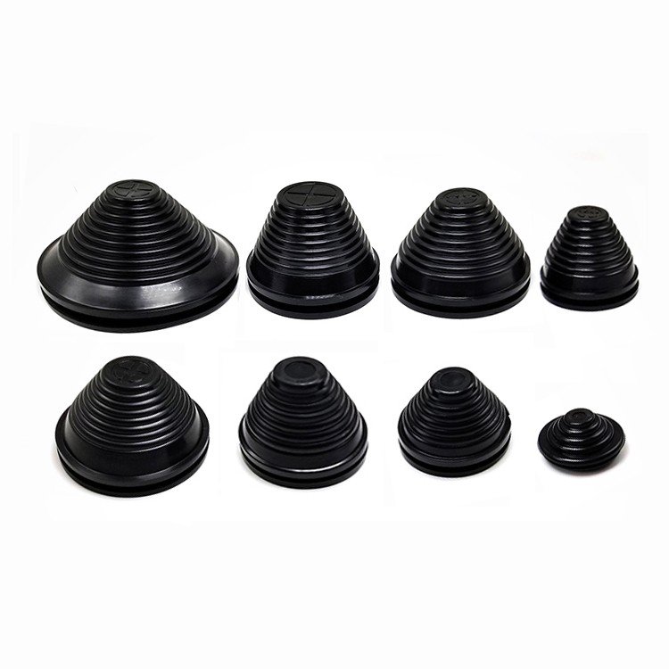 Custom Neoprene Tower Shaped Rubber Grommets