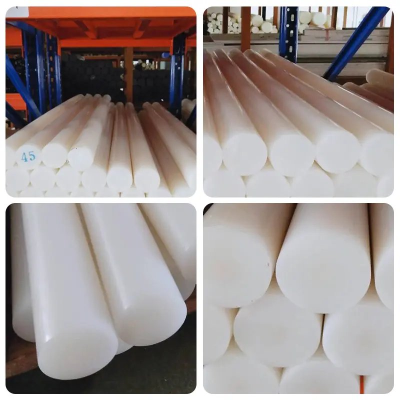 PVDF Plastic Rod Durable and Resilient PVDF Round Bars for Varied Applications