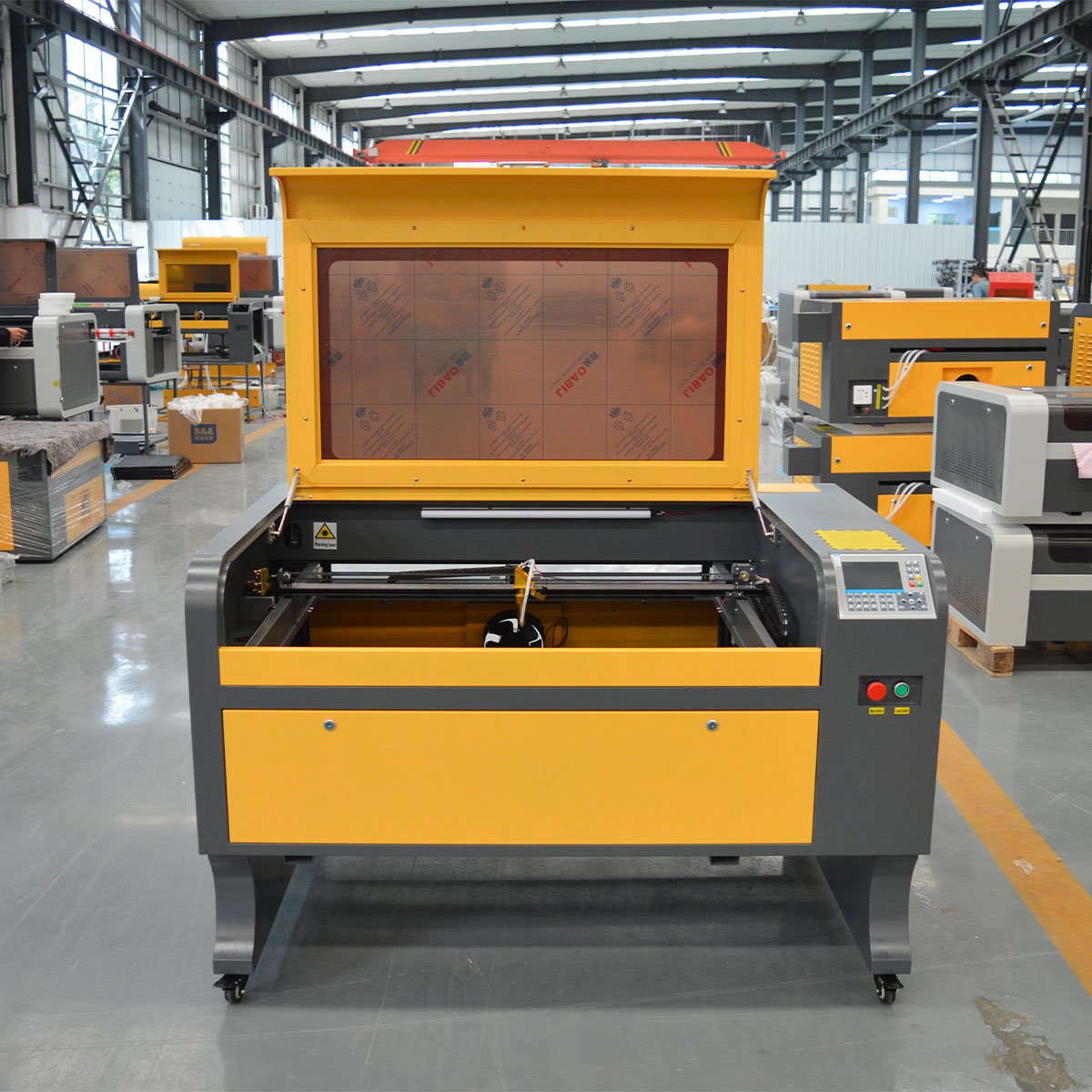 OEM Factory Mini 60w M2 Laser Source Portable CNC Wood Metal Engraving Machine Cutting Graver CE certification-4060 9060 Cutter