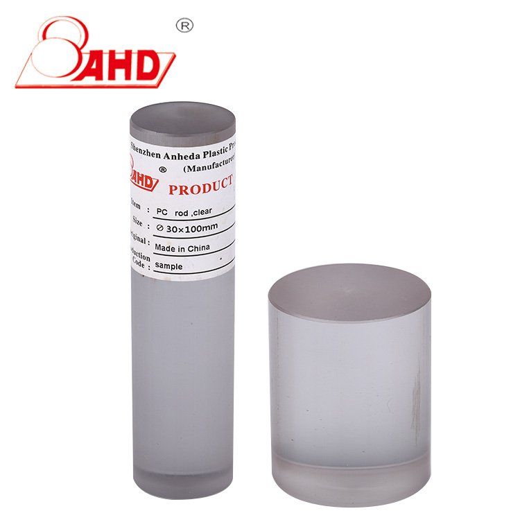 1000mm length Clear PC rod smooth surface Polycarbonate solid rod stick bar