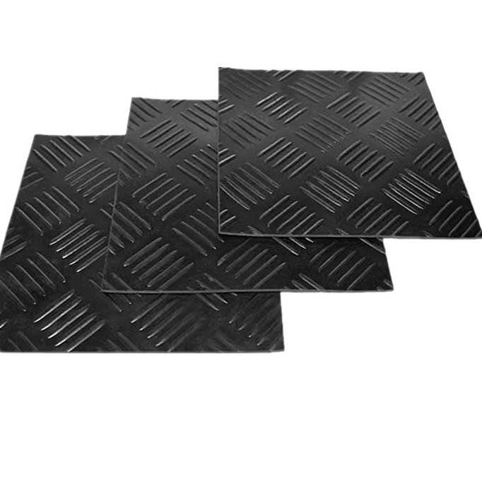 High quality warehouse 5.0mm checker pattern anti slip floor rubber mat