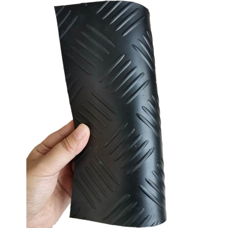 High quality warehouse 5.0mm checker pattern anti slip floor rubber mat