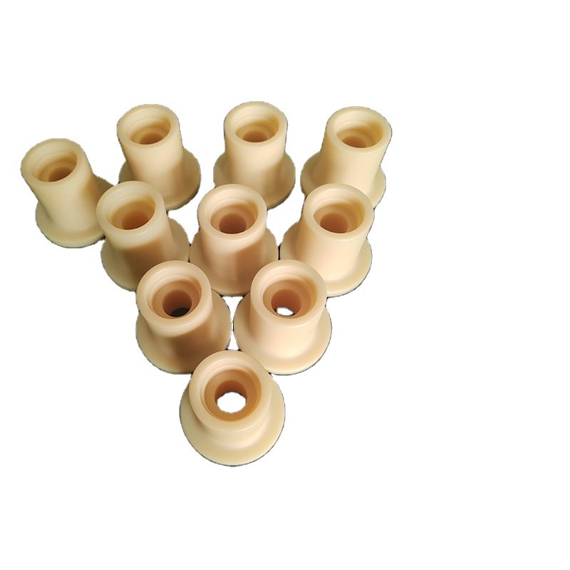Factory OEM CNC Machining Nylon bushings Small Plastic PA6 Wheels POM HDPE PVC PP Hard Plastic Parts
