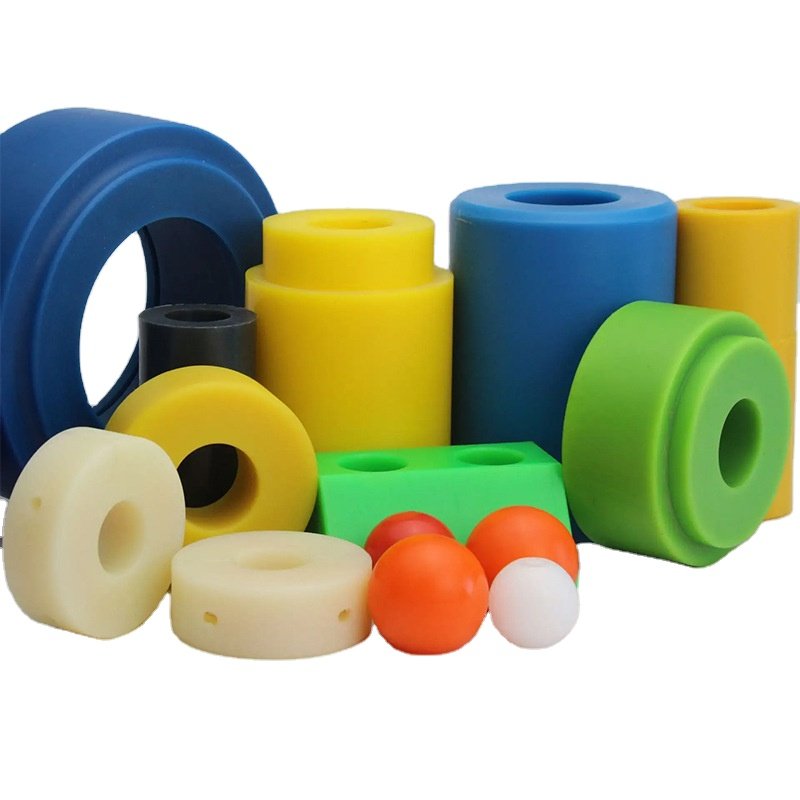 Factory OEM CNC Machining Nylon bushings Small Plastic PA6 Wheels POM HDPE PVC PP Hard Plastic Parts