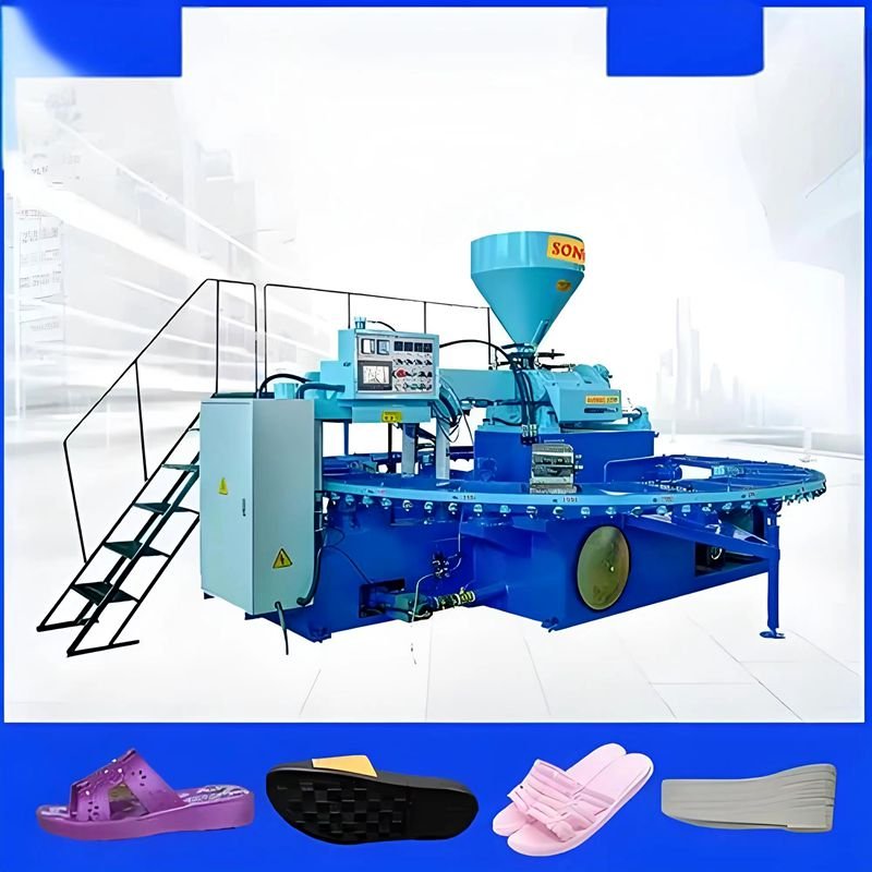 PVC/TPU/TPR rubber shoe machine 12/20/24 station PVC slippers, TPU sole, rubber rain shoes, TPR sneaker sole, sandals machine