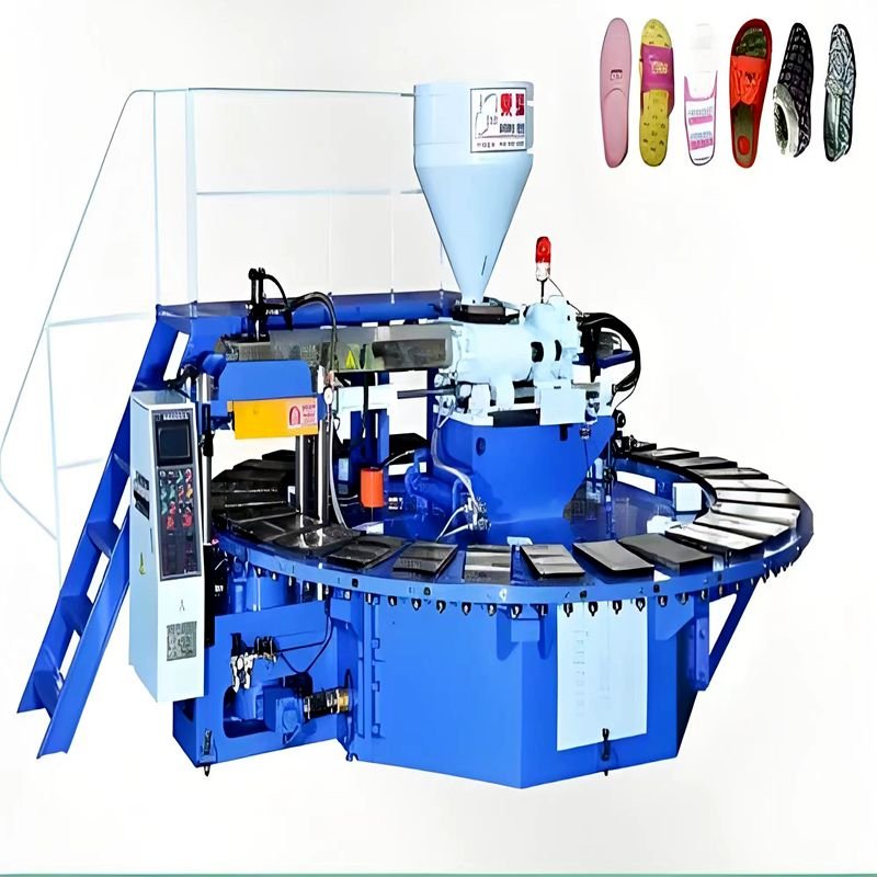 PVC/TPU/TPR rubber shoe machine 12/20/24 station PVC slippers, TPU sole, rubber rain shoes, TPR sneaker sole, sandals machine