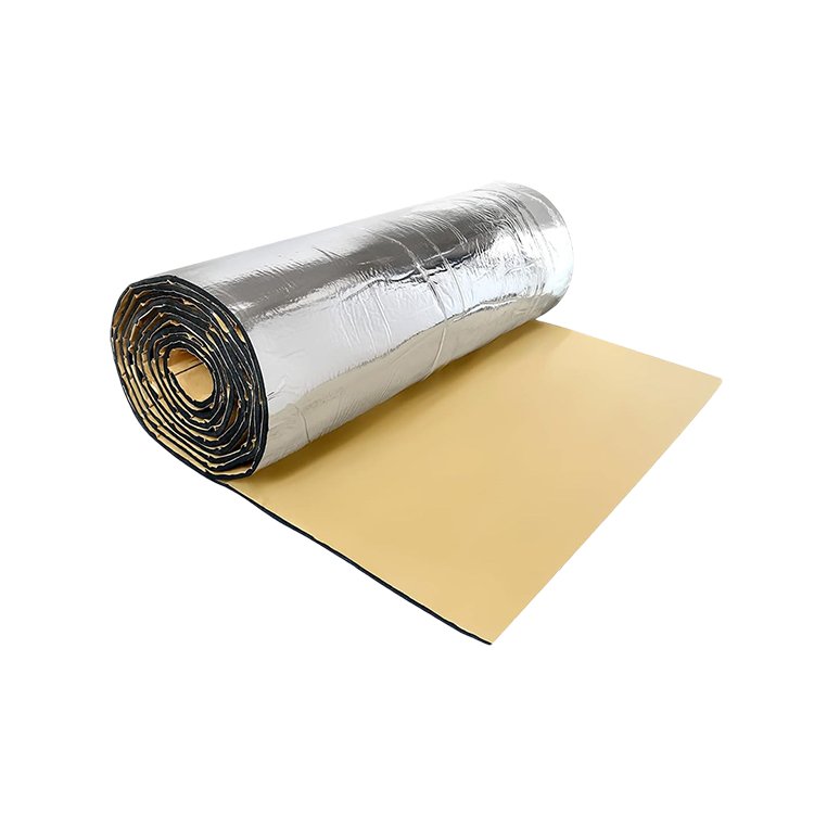 Fire Retardant Self-adhesive Rubber Foam Insulation Sheet Foam Insulation Material With Aluminum Foil