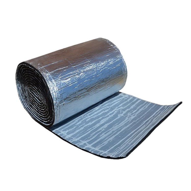 Fire Retardant Self-adhesive Rubber Foam Insulation Sheet Foam Insulation Material With Aluminum Foil