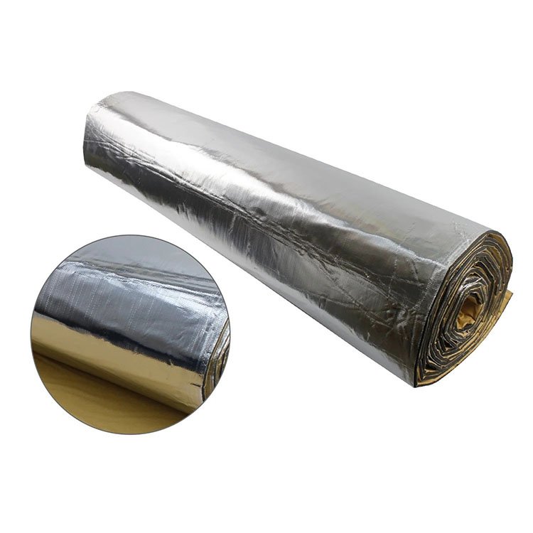 Fire Retardant Self-adhesive Rubber Foam Insulation Sheet Foam Insulation Material With Aluminum Foil