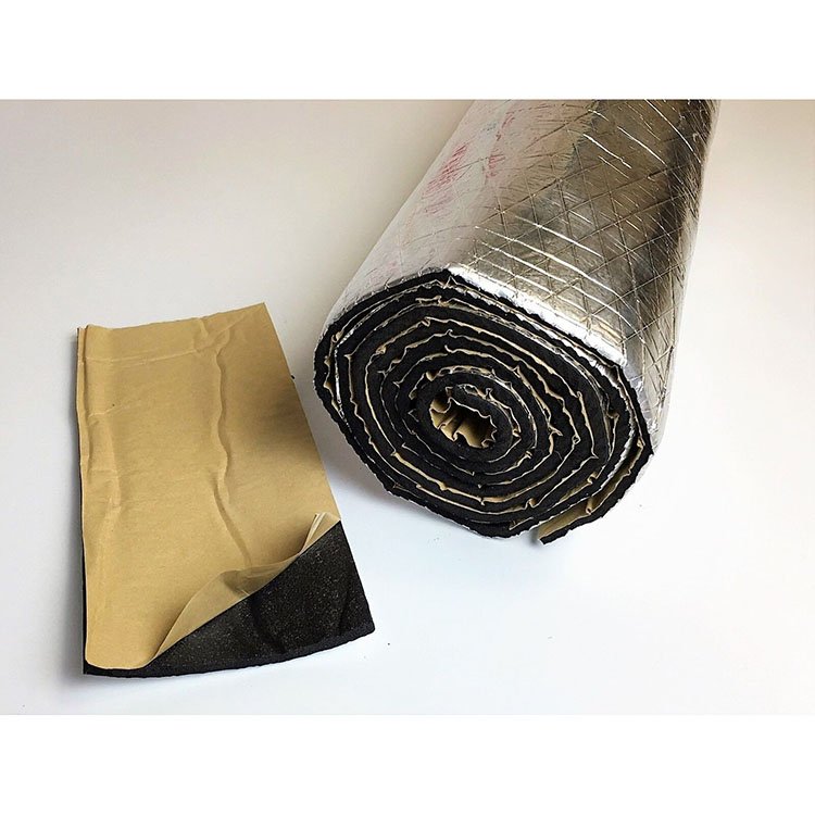Fire Retardant Self-adhesive Rubber Foam Insulation Sheet Foam Insulation Material With Aluminum Foil