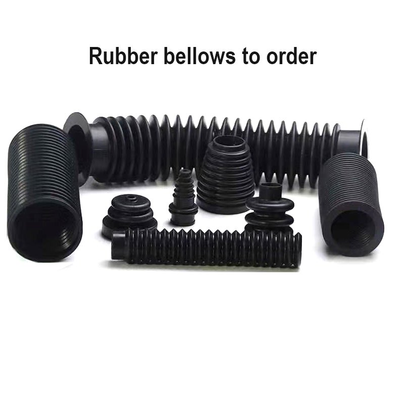 Manufacturers custom rubber square bellow Temperature resistance idraulic rubber bellow seal rubber bellows tube
