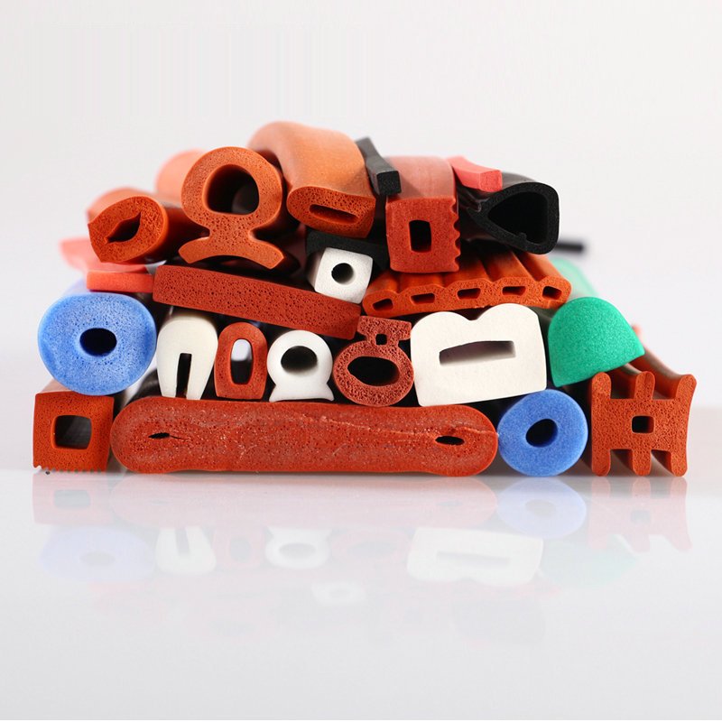 EPDM foam sealing strip / mechanical equipment extrusion rubber foam sealing strip / flat foam strip