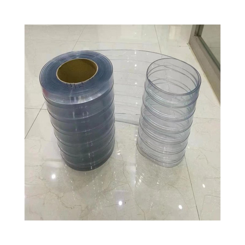 Oming standard transparent flexible PVC door curtain low temperature door curtain bar custom cutting service