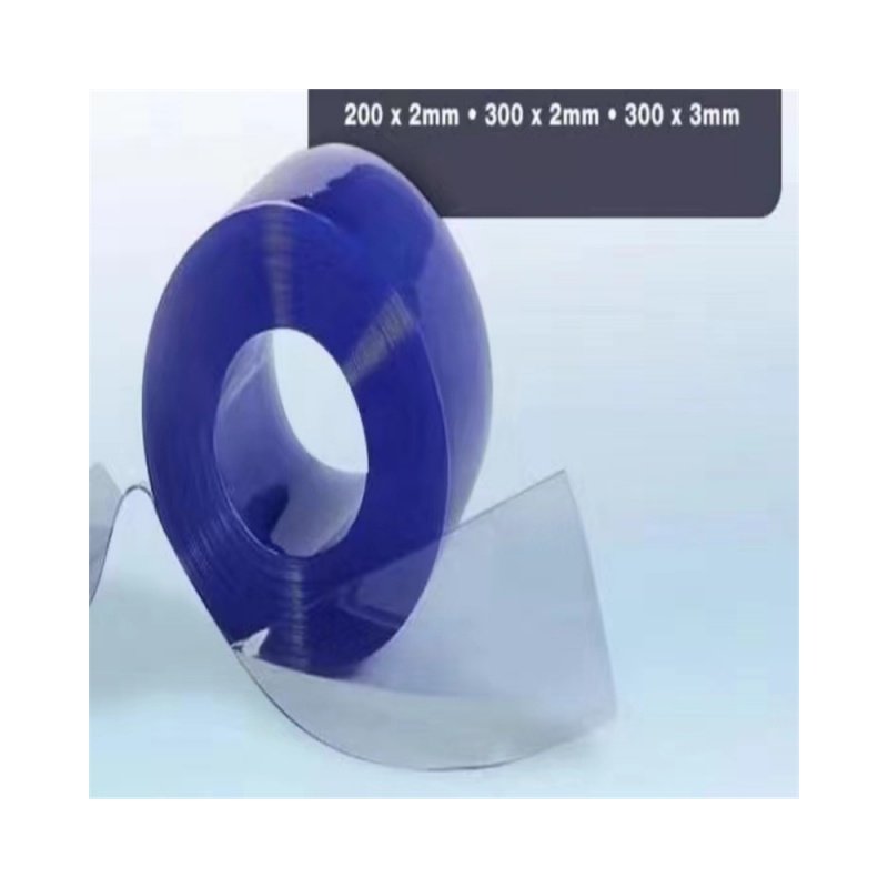 Oming standard transparent flexible PVC door curtain low temperature door curtain bar custom cutting service