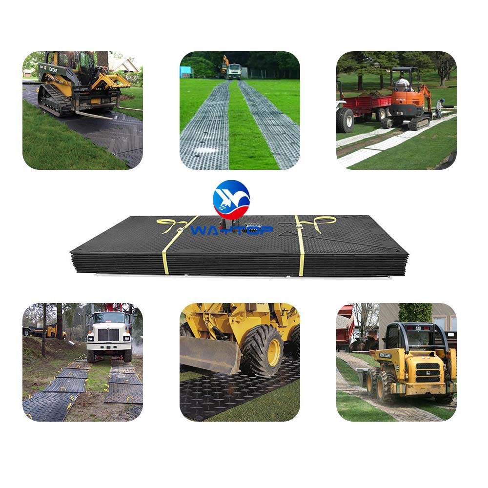 temporary road protection mats plastic matting for construction site