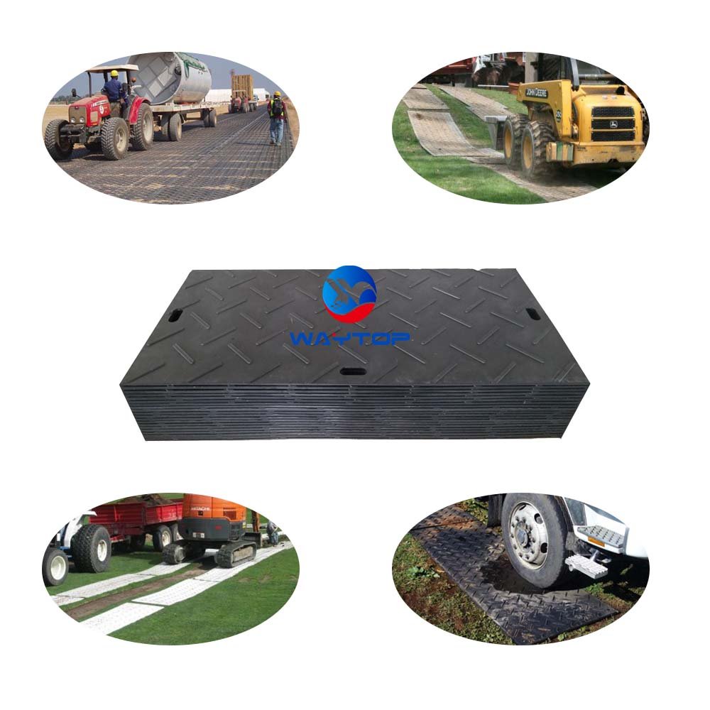 temporary road protection mats plastic matting for construction site